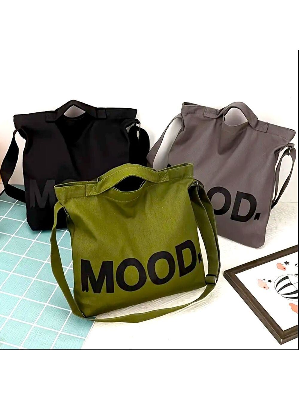 MOOD Canvas Tote: Express Your Style